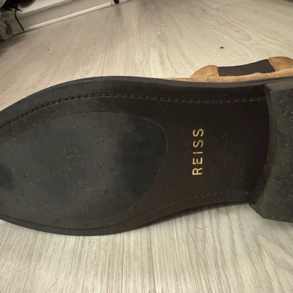 Reiss Brown Suede Ankle Boots